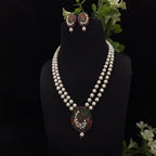 Aganya kreation jewelry Sets Bhagya Real Pearl Set - Exquisite Ethnic Jewelry