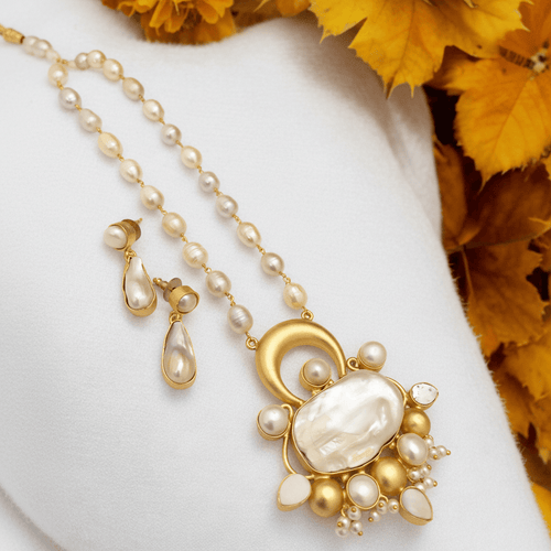 Aganya kreation jewelry Sets Buy Abhidha Set by Pearl Elegance