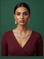 Aganya kreation jewelry Sets Changeable Polki Kundan 'Mrigha' Set - Aganya Kreation