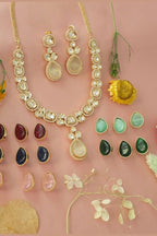 Aganya kreation jewelry Sets Changeable Polki Raga Set - Exquisite Jewelry by Aganya Kreation