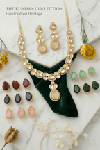 Aganya kreation jewelry Sets Changeable Polki Raga Set - Exquisite Jewelry by Aganya Kreation