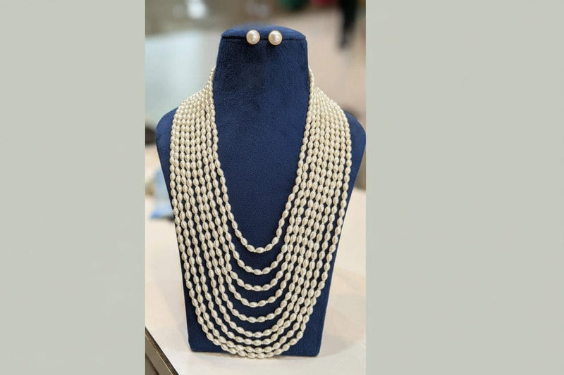 Aganya kreation jewelry Sets Classic Luxe Multi-Layer Pearl Set-- Elegant Jewelry for All Occasions