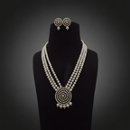 Aganya kreation jewelry Sets Divija Real Pearl Set - Exquisite Ethnic Jewelry
