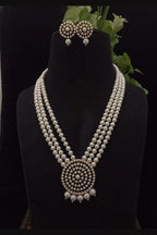 Aganya kreation jewelry Sets Divija Real Pearl Set - Exquisite Ethnic Jewelry