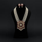 Aganya kreation jewelry Sets Elegant Akshi Real Pearl Set - Timeless Jewelry Collection