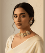 Aganya kreation jewelry Sets Elegant Ekantika Real Pearl Set - Timeless Jewelry