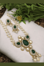 Aganya kreation jewelry Sets Elegant Romita Real Pearl Set - Timeless Jewelry Piece