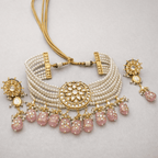 Aganya kreation jewelry Sets Elegant Vrushka Kundan Set - Exquisite Ethnic Jewelry