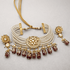 Aganya kreation jewelry Sets Elegant Vrushka Kundan Set - Exquisite Ethnic Jewelry