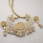 Aganya kreation jewelry Sets Elegant Vrushka Kundan Set - Exquisite Ethnic Jewelry