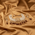Aganya kreation jewelry Sets Elegant Vrushka Kundan Set - Exquisite Ethnic Jewelry