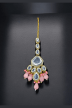 Aganya kreation jewelry Sets Ethnic Sushmita Onyx Stone Set with Kundan - Aganya Kreation