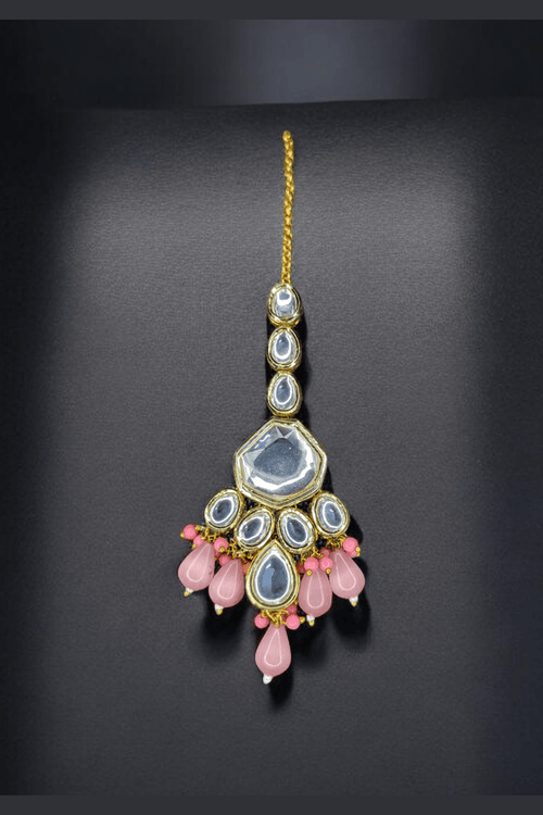 Aganya kreation jewelry Sets Ethnic Sushmita Onyx Stone Set with Kundan - Aganya Kreation