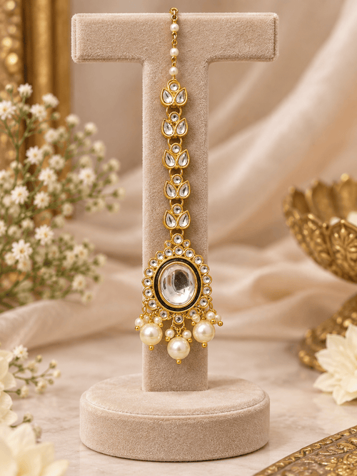 Aganya kreation jewelry Sets Exquisite Ekansha Kundan Set - Elevate Your Style