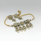 Aganya kreation jewelry Sets Exquisite Matsya Set: Kundan Choker & Jhumka Jewelry