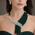 Aganya kreation jewelry Sets Genelia Designer Queen Set - Elegant Jewelry for Every Occasion
