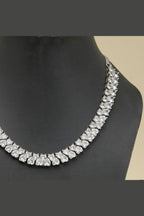 Aganya kreation jewelry Sets Heart Cut Diamond Set - Elegant Jewelry for Every Occasion