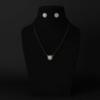 Aganya kreation jewelry Sets Jennifer Solitaire Mangalsutra - Elegant Gold Plated Necklace