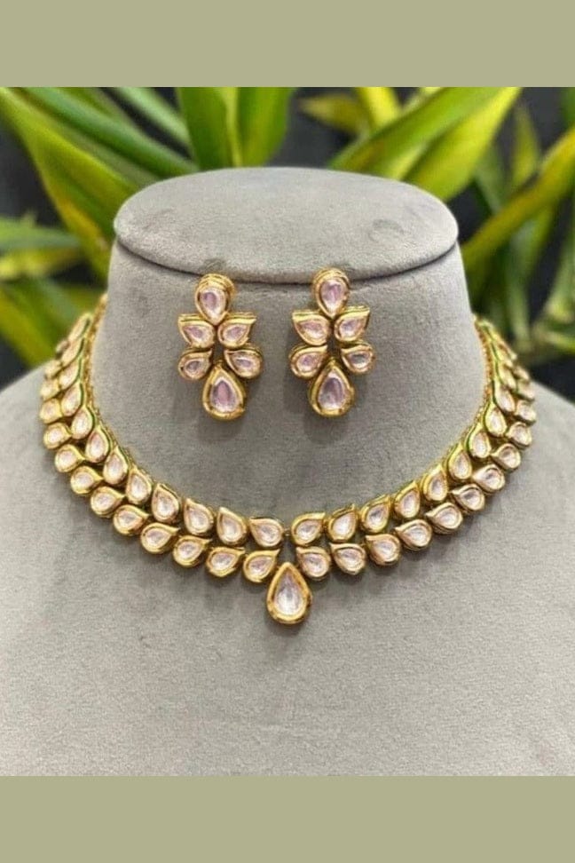 Aganya kreation jewelry Sets Jivika Set - Exquisite Handcrafted Kundan Jewelry