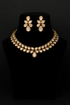 Aganya kreation jewelry Sets Jivika Set - Exquisite Handcrafted Kundan Jewelry