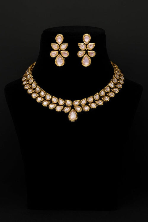 Aganya kreation jewelry Sets Jivika Set - Exquisite Handcrafted Kundan Jewelry