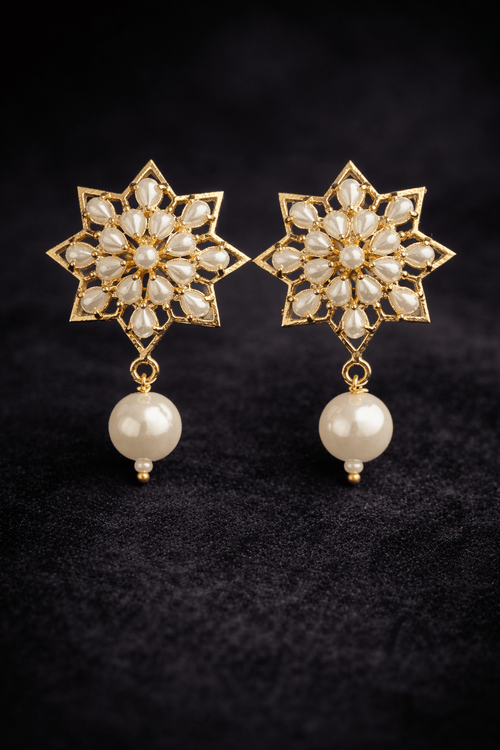 Aganya kreation jewelry Sets Kashvi Real Pearl Set - Elegant Freshwater Pearl Jewelry