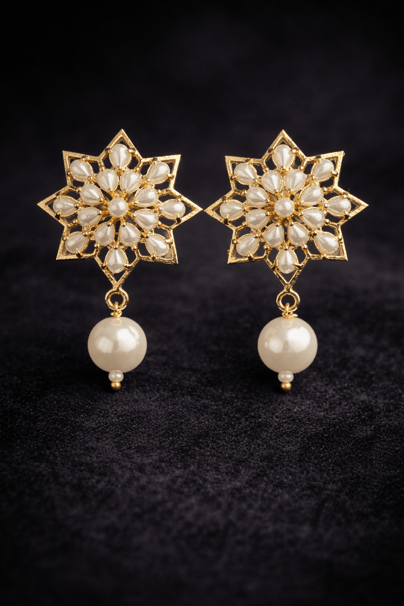 Aganya kreation jewelry Sets Kashvi Real Pearl Set - Elegant Freshwater Pearl Jewelry