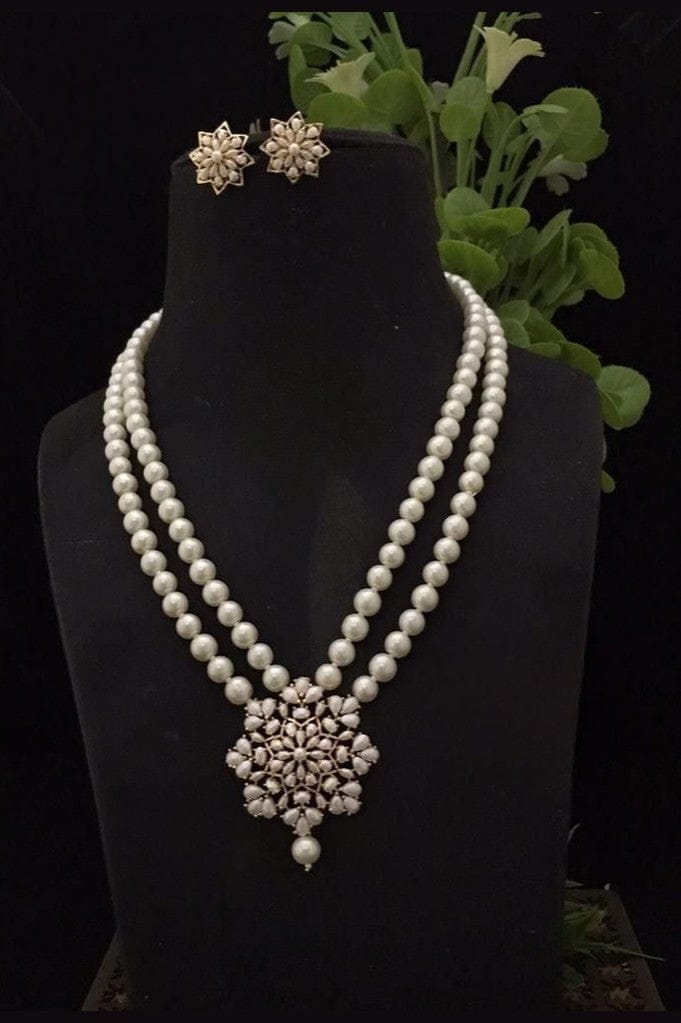 Aganya kreation jewelry Sets Kashvi Real Pearl Set - Elegant Freshwater Pearl Jewelry