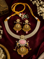 Aganya kreation jewelry Sets Kaveri Pachi kundan Necklace - Exquisite Ethnic & Western Jewelry