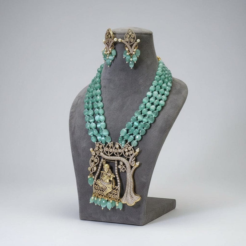 Aganya kreation jewelry Sets Madhav Set - Exquisite Handcrafted Kundan Jewelry