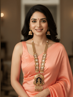 Aganya kreation jewelry Sets Mahasri Polki Long Set - Elegant Handmade Jewelry