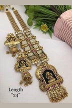 Aganya kreation jewelry Sets Mahasri Polki Long Set - Elegant Handmade Jewelry