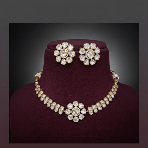 Aganya kreation jewelry Sets Maina massonite polki kundan ethnic jewellery set