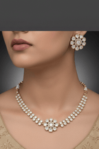 Aganya kreation jewelry Sets Maina massonite polki kundan ethnic jewellery set