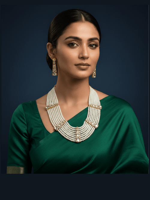 Aganya kreation jewelry Sets Nirvaya Kundan Set - Exquisite Gold Plated Jewelry