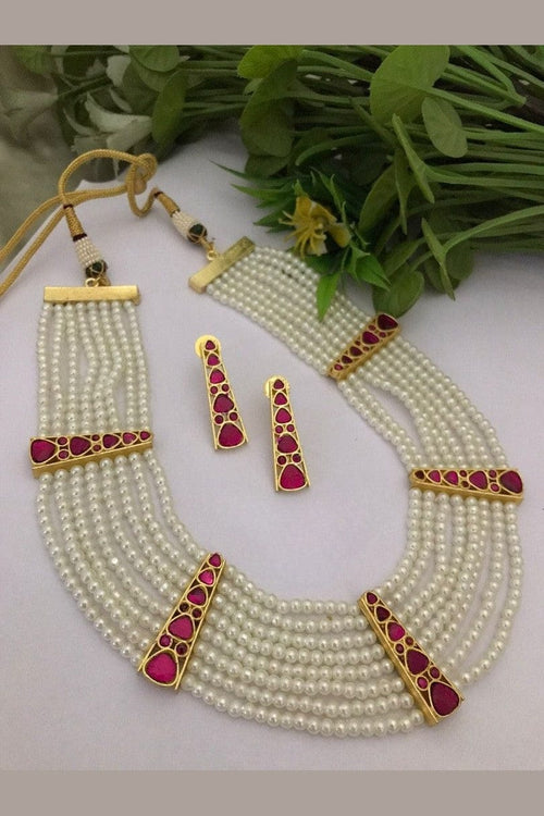 Aganya kreation jewelry Sets Nirvaya Kundan Set - Exquisite Gold Plated Jewelry