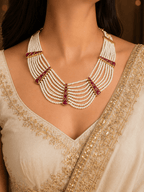 Aganya kreation jewelry Sets Nirvaya Kundan Set - Exquisite Gold Plated Jewelry