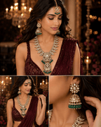 Aganya kreation jewelry Sets Nita Fine Polki Set - Exquisite Handcrafted Jewelry