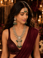 Aganya kreation jewelry Sets Nita Fine Polki Set - Exquisite Handcrafted Jewelry
