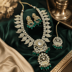 Aganya kreation jewelry Sets Nita Fine Polki Set - Exquisite Handcrafted Jewelry