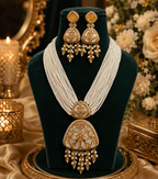 Aganya kreation jewelry Sets Nityashree Premium Ethnic Necklace Set