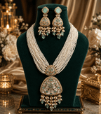 Aganya kreation jewelry Sets Nityashree Premium Ethnic Necklace Set