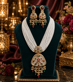 Aganya kreation jewelry Sets Nityashree Premium Ethnic Necklace Set