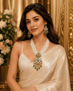 Aganya kreation jewelry Sets Nityashree Premium Ethnic Necklace Set
