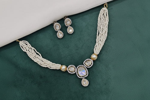 Aganya kreation jewelry Sets Polki Kundan Kavya Set - Exquisite Ethnic Jewelry