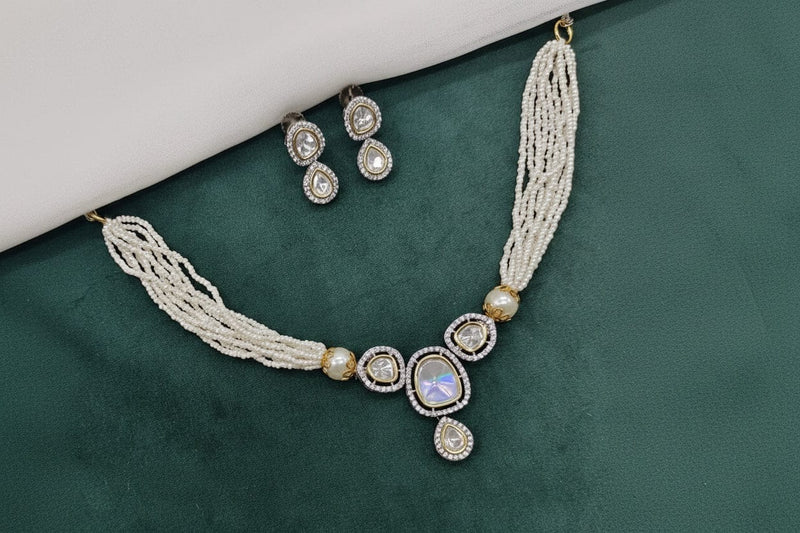 Aganya kreation jewelry Sets Polki Kundan Kavya Set - Exquisite Ethnic Jewelry