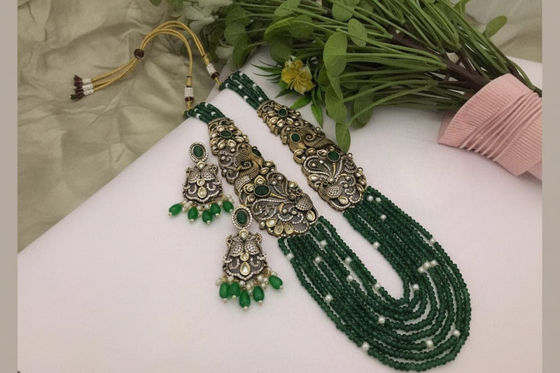 Aganya kreation jewelry Sets Polki Rani Haar 'Aavanya Set' - Exquisite Jewelry