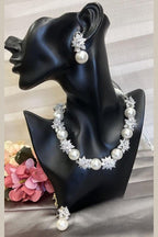 Aganya kreation jewelry Sets Prerna Ad Pearl Set - Elegant Jewelry for Every Occasion