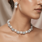 Aganya kreation jewelry Sets Prerna Ad Pearl Set - Elegant Jewelry for Every Occasion