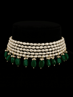 Aganya kreation jewelry Sets Real Pearl Simon Semi Precious Set - Elegant Jewelry